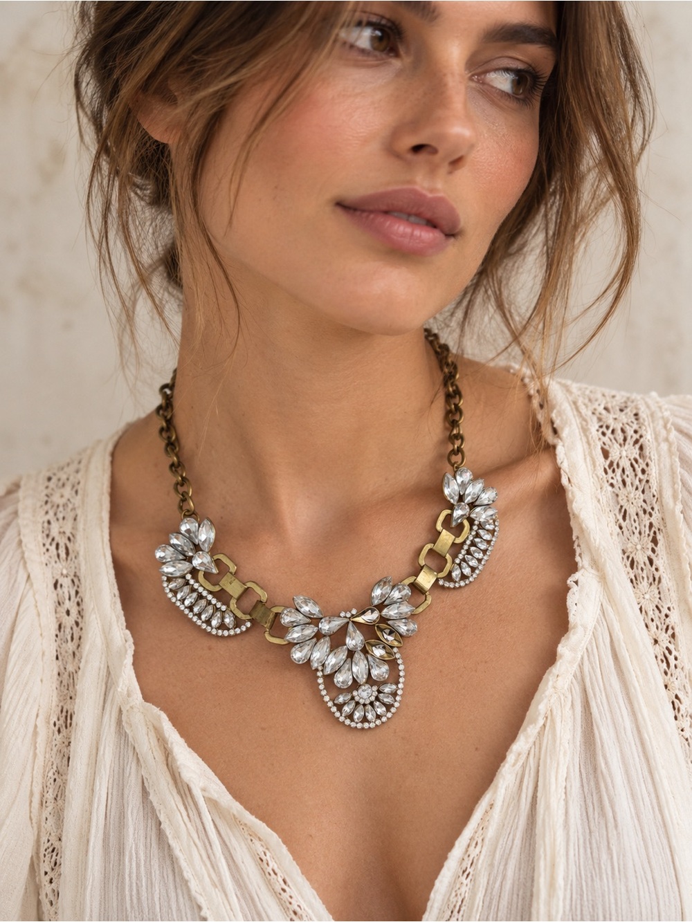 Vintage costume jewelry necklace